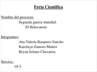 feria cientifica