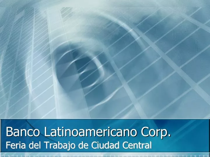 banco latinoamericano corp