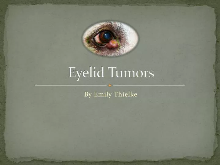 eyelid tumors