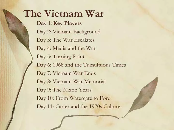 the vietnam war