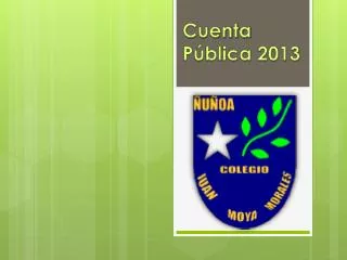 cuenta p blica 2013