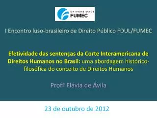 23 de outubro de 2012