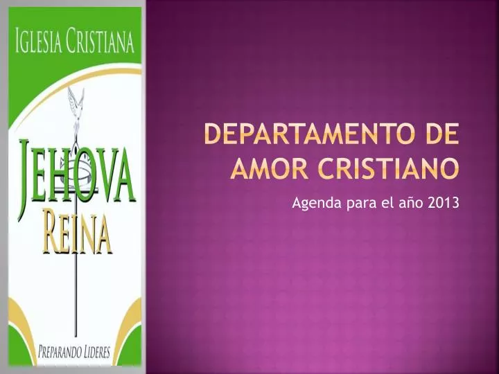 departamento de amor cristiano