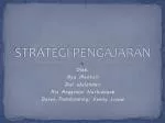 STRATEGI PENGAJARAN - slide 1