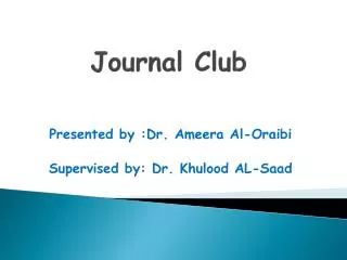 Journal Club