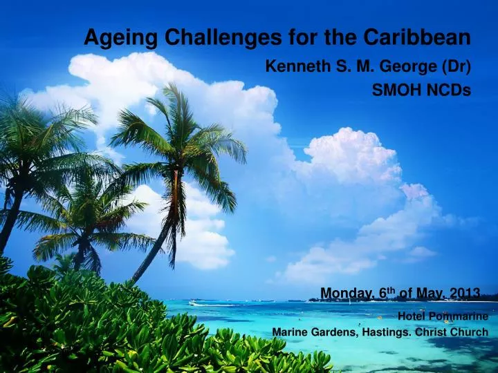 ageing challenges for the caribbean