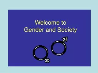 Welcome to Gender and Society
