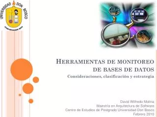 herramientas de monitoreo de bases de datos