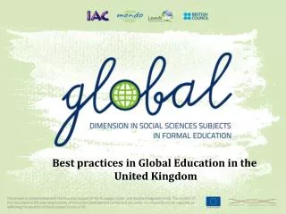 Best practices in Global Education in the United Kingdom