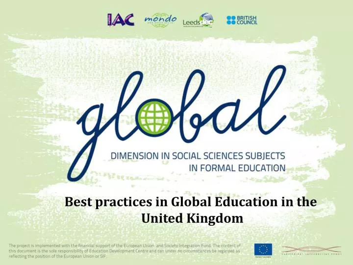 PPT - Best practices in Global Education in the United Kingdom ...