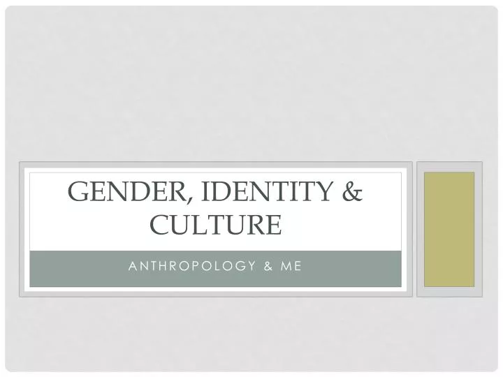 gender identity culture
