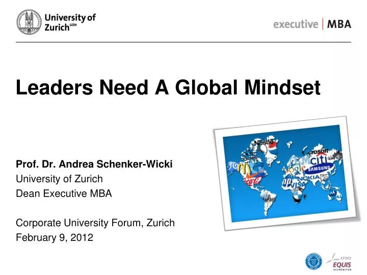 leaders need a global mindset