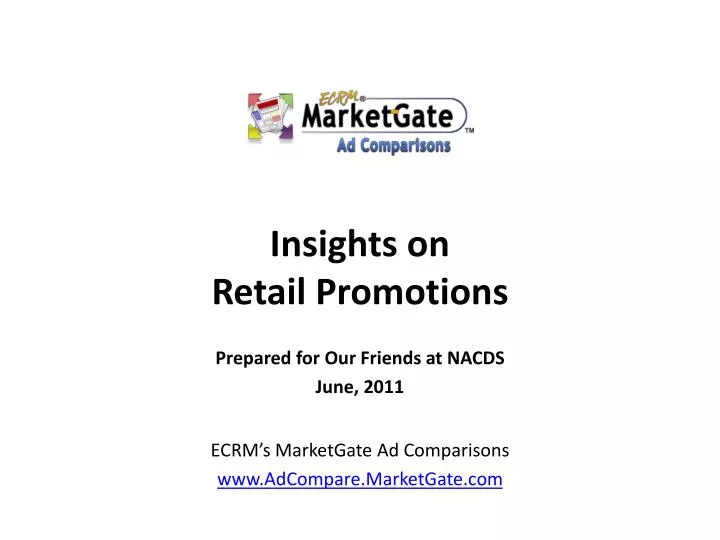 insights on retail promotions