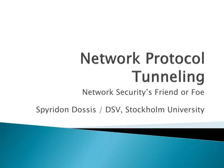 network protocol tunneling