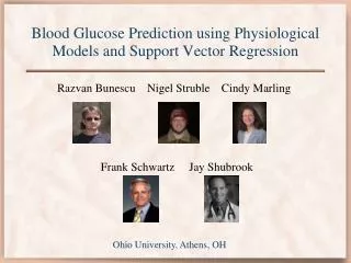 Blood Glucose Prediction using Physiological Models and Support Vector Regression