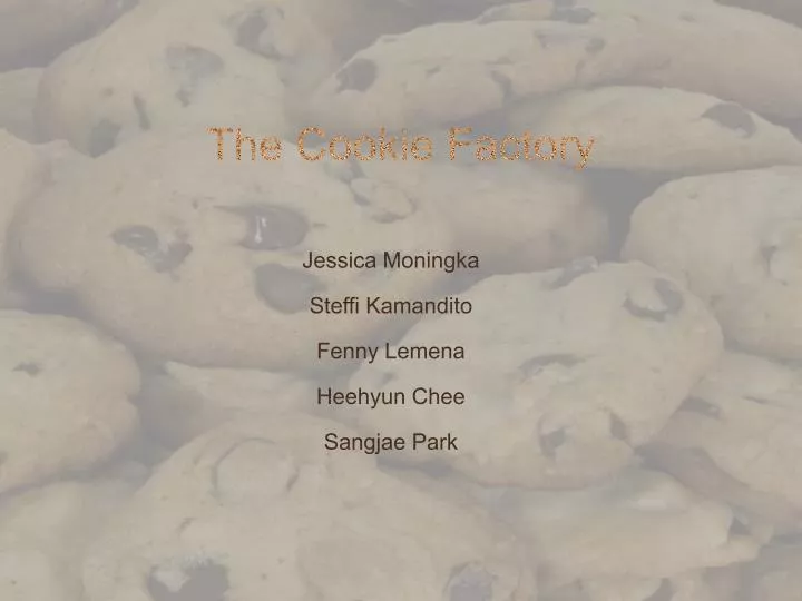 the cookie factory