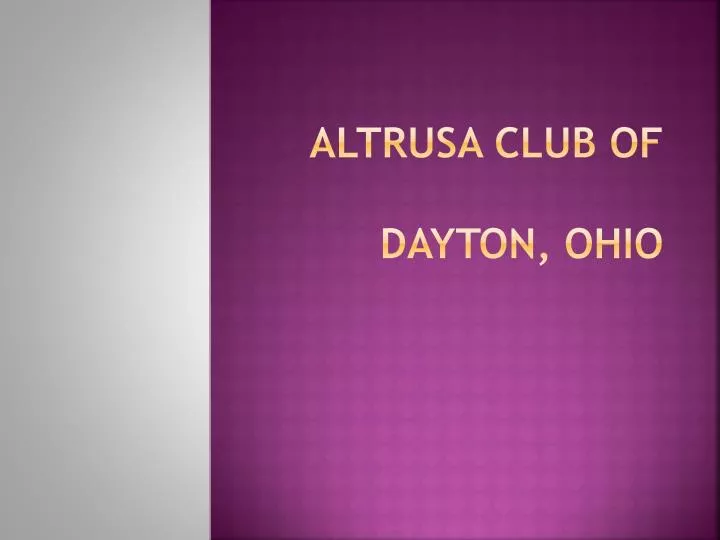 altrusa club of dayton ohio