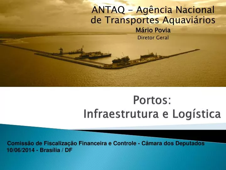 portos infraestrutura e log stica