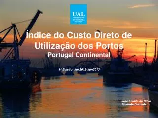 Índice do Custo Direto de Utilização dos Portos Portugal Continental