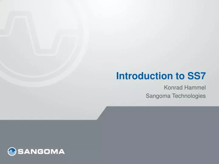 introduction to ss7