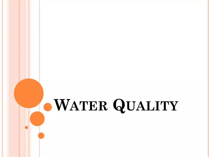 water quality