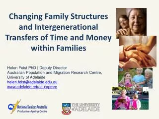 Changing Family Structures and Intergenerational Transfers of Time and Money within Families