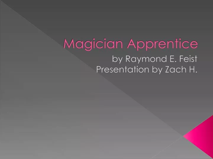 magician apprentice