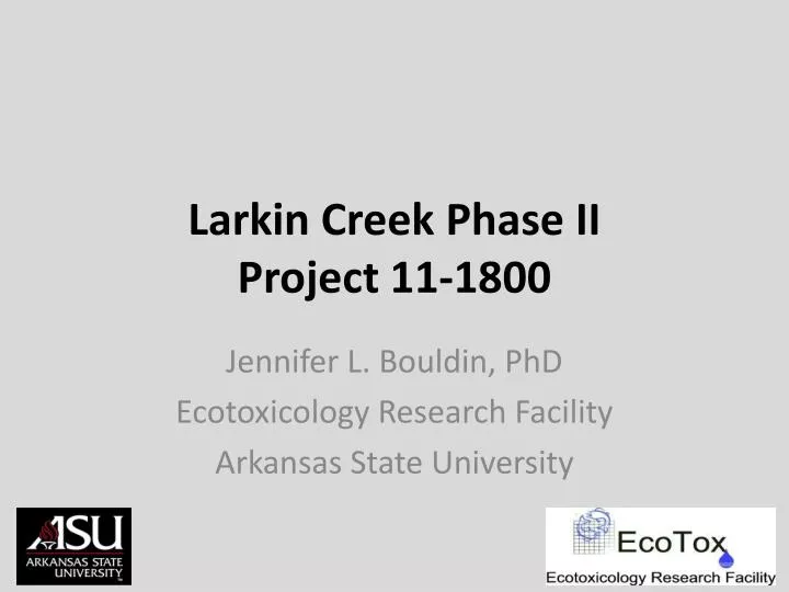 larkin creek phase ii project 11 1800