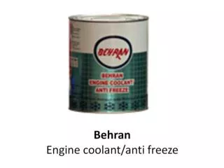 Behran Engine coolant/anti freeze