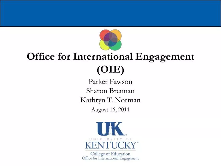 office for international engagement oie