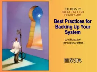 Best Practices for Backing U p Your System