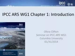 IPCC AR5 WG1 Chapter 1: Introduction