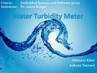 Water Turbidity Meter