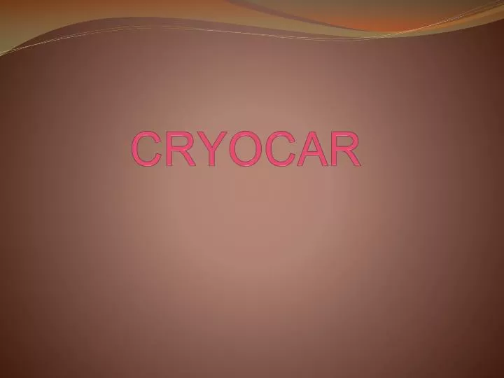 cryocar