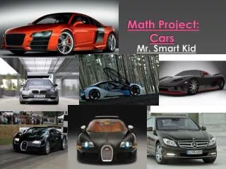 Math Project: Cars