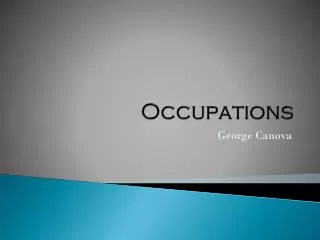 Occupations