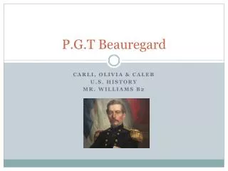 P.G.T Beauregard