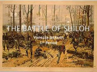 The Battle of Shiloh