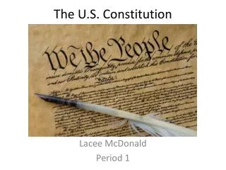 The U.S. Constitution