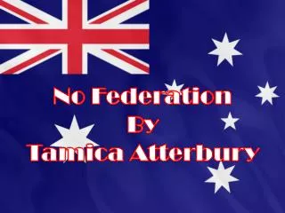 No Federation By Tamica Atterbury