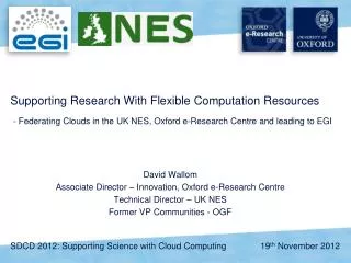 Supporting Research With Flexible Computation Resources