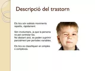 descripci del trastorn