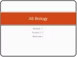 AS Biology