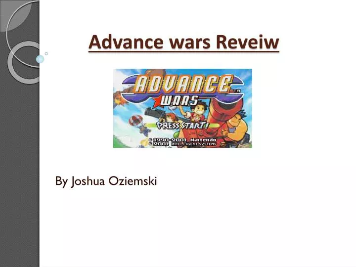 advance wars reveiw