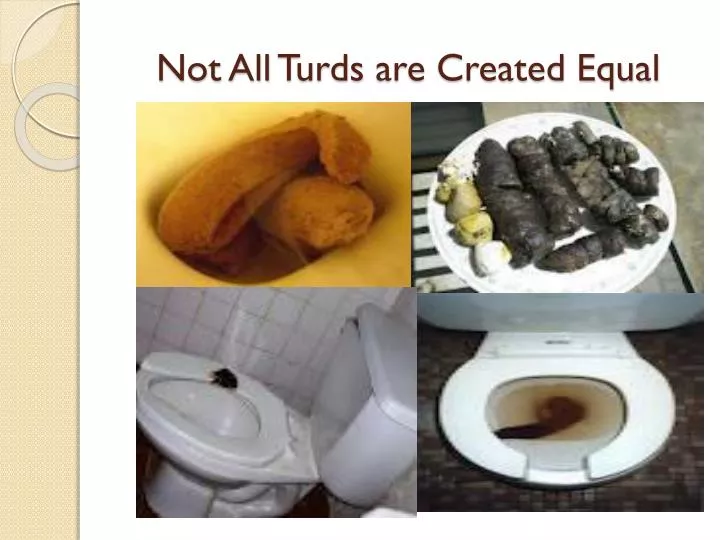 not all turds are created equal