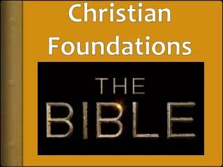 Christian Foundations