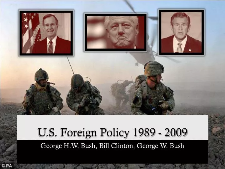 u s foreign policy 1989 2009