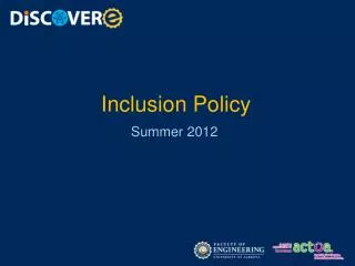 inclusion policy