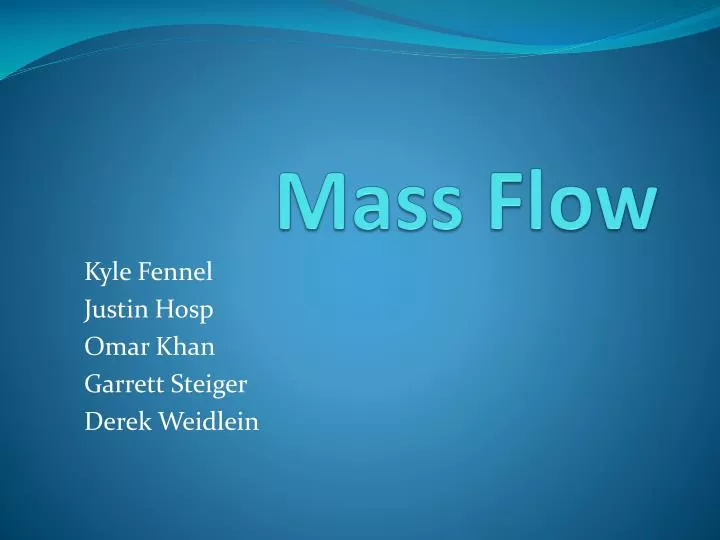 mass flow