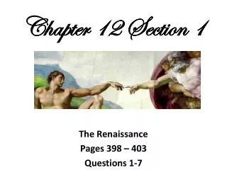 chapter 12 section 1